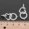 Brass Micro Pave Clear Cubic Zirconia Links Connectors ZIRC-L076-035S-3