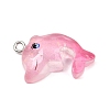 Ocean Theme Transparent Resin Pendants RESI-I351-03P-03-2