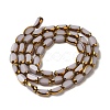 Electroplate Glass Beads Strands EGLA-P061-02A-03-2