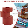2M Flat Double Face Lychee Pattern Imitation Leather Band LC-WH0010-01A-03-6