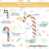 60Pcs 10 Styles Christmas Theme Polymer Clay Artificial Candy Cane FIND-CJ0002-89-8
