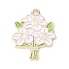 Alloy Enamel Pendants ENAM-I089-02G-09-1