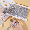 15 Yards Filigree Polyester Lace Ribbon DIY-GF0007-67B-3