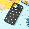 45Pcs 9 Styles Alloy Enamel Shell Shape Cabochons MRMJ-CJ0001-39-6