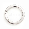 Non-Tarnish 304 Stainless Steel Spring Gate Rings X-STAS-I133-14A-1