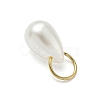 Teardrop Imitation Pearl Acrylic Pendants PALLOY-JF04397-4
