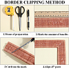 XPE Foam 3D Self-Adhesive Waterproof Wallpaper Border FIND-WH20015-110A-02-4