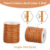 6 Rolls 6 Styles 50M Flat PVC Cords OCOR-PH0002-55-4