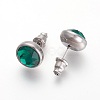 304 Stainless Steel Stud Earrings EJEW-F182-A13-2
