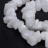 Natural White Jade Beads Strands G-G011-02-3