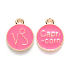 Alloy Enamel Pendants ENAM-S124-01B-03E-1