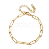 4MM 304 Stainless Steel Paperclip Chain Bracelets SA-CBA4160-22G-4