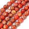 Dyed Natural Imperial Jasper Beads Strands GG-NH0018-A01-10mm-2