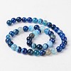 Natural Striped Agate/Banded Agate Beads X-AGAT-8D-8-2