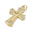 Brass with Crystal Rhinestone Pendants RB-CBA6830-03G-03-2