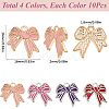 40Pcs 4 Colors Alloy Enamel Pendants FIND-SC0013-85-2