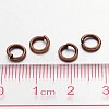 Open Jump Rings Brass Jump Rings JRC6MM-R-3