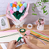 DIY Tulip Twist Stick Making Kits AJEW-SC0032-04-5