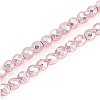 Baking Paint Electroplated Synthetic Non-magnetic Hematite Beads Strands G-H072-A01-01K-1