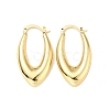 Rack Plating Brass Chunky Hoop Earrings for Women LS-EJEW-G288-35E-G-1