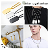 12Pcs 3 Style Ion Plating(IP) 201 Stainless Steel Pendant STAS-DC0006-02-5