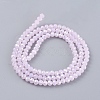Electroplate Glass Beads Strands EGLA-A034-P1mm-B12-2