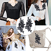 3D Flower Polyester Embroidery Ornament Accessories DIY-WH0488-07-5
