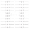 200Pcs Iron Bowknot Buckles IFIN-TA0001-72S-2