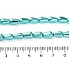Electroplated Synthetic Non-Magnetic Hematite Beads Strands G-C248-H01-6x12mm-5