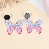 Acrylic Dangle Stud Earrings FS-WGAA5B6-03-1