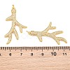 Brass Micro Pave Cubic Zirconia Pendants CU-CBAB3AD-01G-01-3