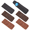 6Pcs 3 Colors PU Imitation Leather Glasses Case AJEW-NB0003-21-1
