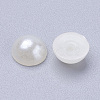 Half Round Domed Imitated Pearl Acrylic Cabochons OACR-H001-1-2
