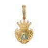 304 Stainless Steel with Rhinestone Pendants Hand Polished LS-STAS-Z171-25G-01-1
