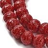 Synthetic Coral Carved Beads Strands CORA-H003-03-3