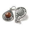 Synthetic Goldstone Pendants G-Q158-05P-27-2