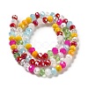 Glass Beads Strands EGLA-A034-M6mm-29-3