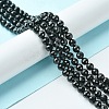 Natural Black Tourmaline Beads Strands G-F748-Y01-04-2