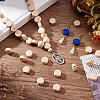 Beech Wood Beads WOOD-PH0009-53-4