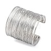 Iron Cuff Bangles BJEW-G741-05P-5
