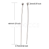 Tarnish Resistant 304 Stainless Steel Ball Head Pins STAS-K146-045-40x0.7mm-2