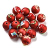 Christmas Theme Opaque Acrylic Beads OACR-E025-03-2