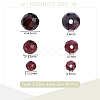 150Pcs 3 Styles Natural Garnet Beads G-GA0001-86-2
