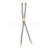Twisted Nylon Cord Silder Bracelets DIY-B066-03G-19-1