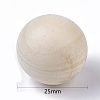 Natural Wooden Round Ball WOOD-T014-25mm-3