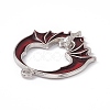 Alloy Enamel Pendants FIND-A021-07P-B-3