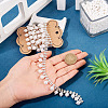 1Yard Round Crystal Glass Rhinestone Cup Chains DIY-PJ0001-43A-6