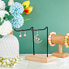 1-Tier 2-Row Wood Jewelry Display Stands EDIS-WH0016-009B-4