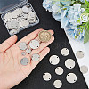 80Pcs 4 Styles 201 Stainless Steel Connector Charms STAS-UN0052-74-4