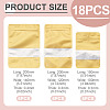 18Pcs 3 Styles PE Resealable Bags with Window OPP-TAD0001-01A-4